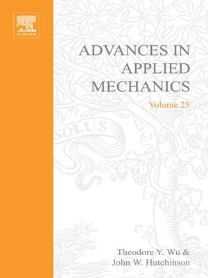 cover image of Advances in Applied Mechanics